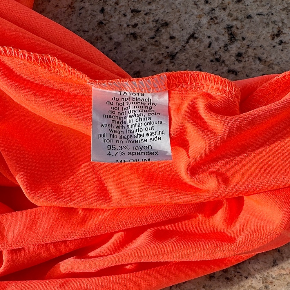 Bright Orange Tank Top - Picture 5 of 6